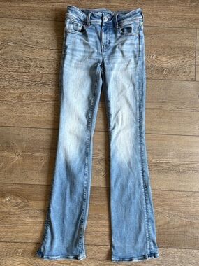 American Eagle Outfitters AE Denim Next Level Low-Rise Kick Bootcut Jean Regular